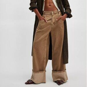 We The Free Final Countdown Cuffed Low-Rise Jeans (Tumbleweed)